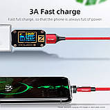 Магнітний кабель Essager з поворотом на 540 градусів, microUSB (передавання даних/заряджання), червоний, фото 4