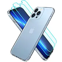Чехол Spigen + Захисний скло від Spigen для iPhone 13 Pro Max - Crystal Pack (Захисний скло 2шт), фото 3