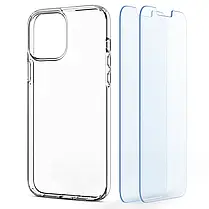 Чехол Spigen + Захисний скло від Spigen для iPhone 13 Pro Max - Crystal Pack (Захисний скло 2шт), фото 4