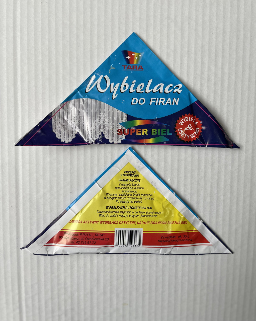 Відбілювач для тюлі wybielacz do firan, 35гр (Польща), фото 1