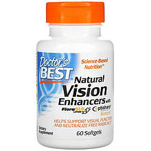 Комплекс для поліпшення зору Doctor's Best "Natural Vision Enhancers" лютеїн і омега-3 (60 гелевих капсул)