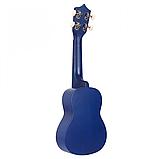 Укулеле сопрано Alfabeto U21 Blue + чохол, фото 3