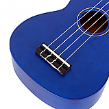 Укулеле сопрано Alfabeto U21 Blue + чохол, фото 5