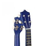 Укулеле сопрано Alfabeto U21 Blue + чохол, фото 6