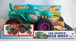 Збільшена машинка Хот Вілс Monster Trucks Хижин Мега Рекс Hot Wheels Monster Trucks Mega Wrex GYL13  , Міккі Маус