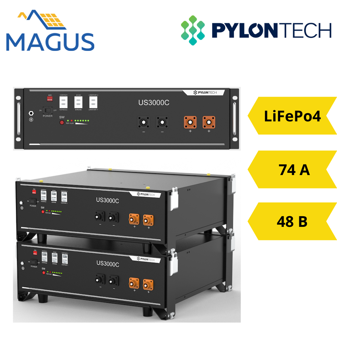 Аккумуляторная батарея Pylontech US3000C 48 В 74A 