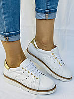 Berkonty Жіночі кеди-кросівки білі. Натуральна шкіра Розмір 37 40, фото 5