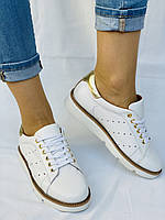 Berkonty Жіночі кеди-кросівки білі. Натуральна шкіра Розмір 37 40, фото 7