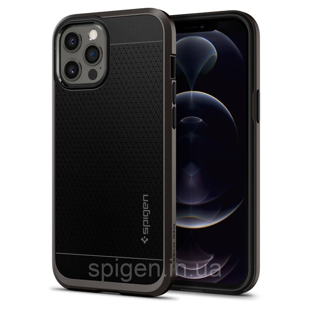 Чехол Spigen для iPhone 12 Pro Max - Neo Hybrid, Gunmetal
