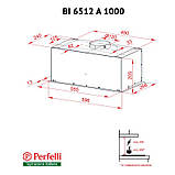 Витяжка Perfelli BI 6512 A 1000 IV LED, фото 6
