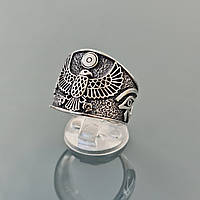 Кольцо Бог Ра серебряное египетское Глаз Гора Сокол унисекс символы Египта талисман амулет