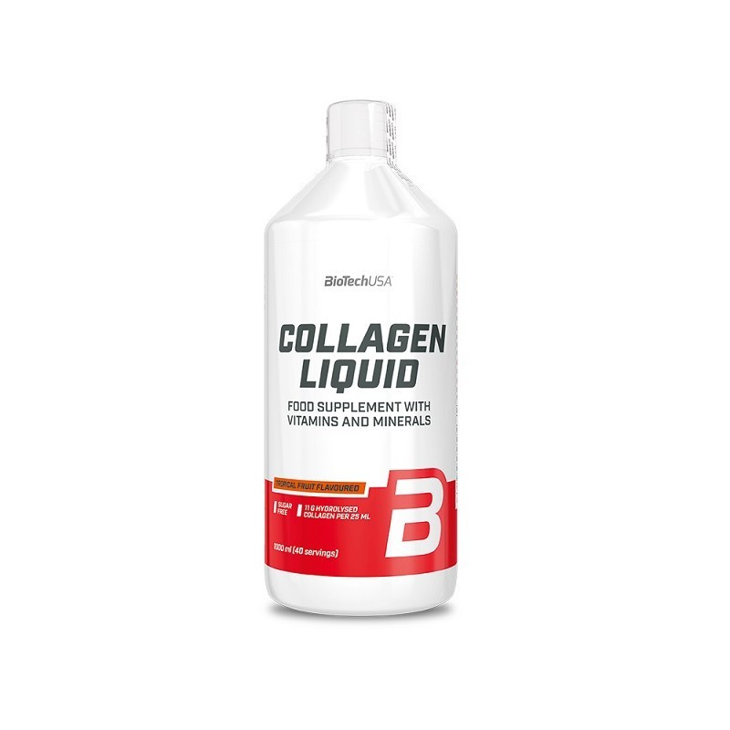 Collagen Liquid BioTech 1 л Тропічні фрукти, фото 1