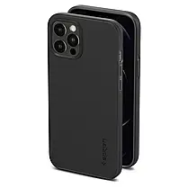 Чехол Spigen для iPhone 12 Pro Max - Thin Fit, Black, фото 4