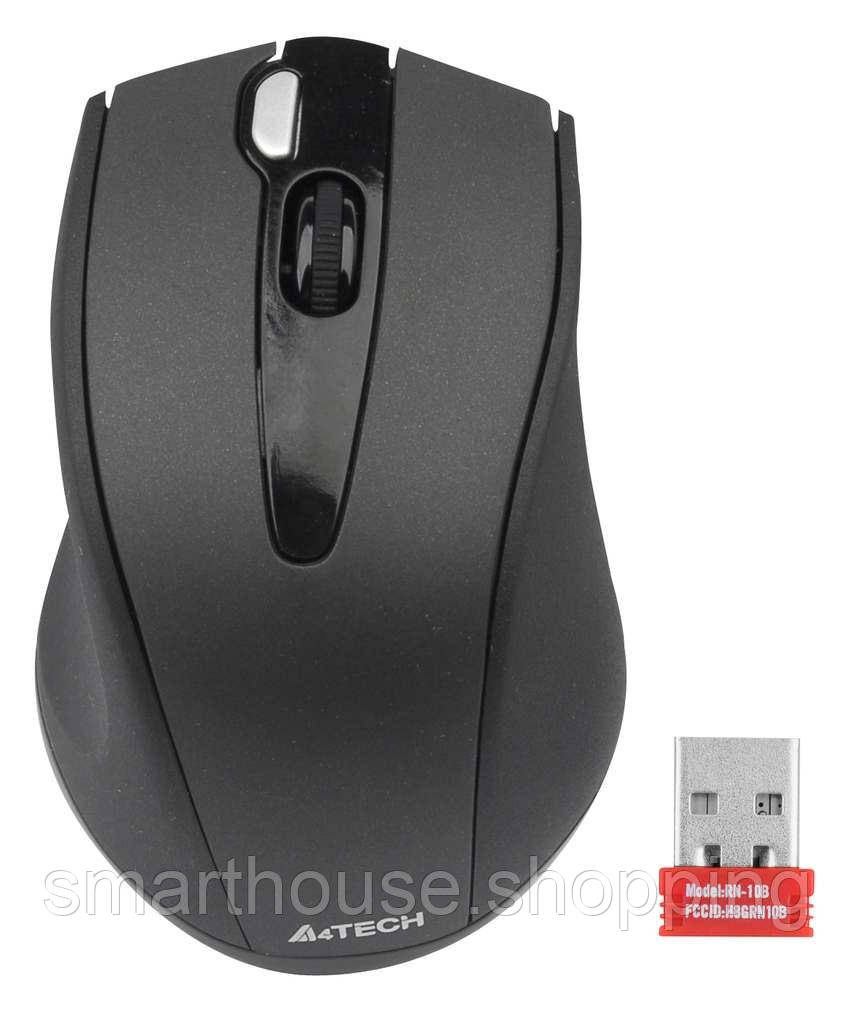Миша бездротова A4Tech G9-500F-1 Black USB V-Track, фото 1