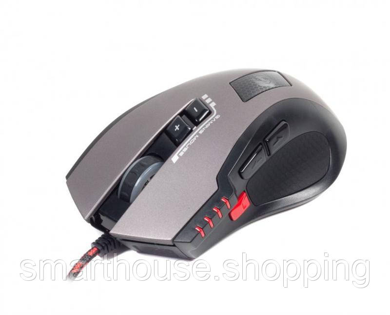 Миша Gembird MUSG-004 Black, Grey USB, фото 1