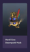 Roblox Mardi Gras Steampunk Mask #4