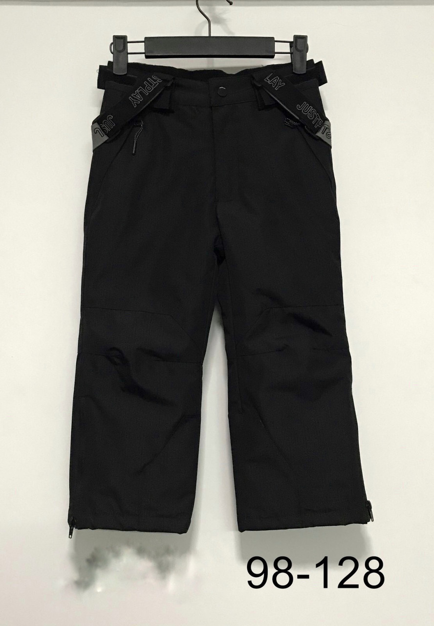 Штани гірськолижні Just Play дитячі, чорний (N5005-1) — 122, фото 1