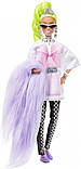 Лялька Барбі Екстра No11 з неоново-зеленим волоссям Barbie Extra Doll, фото 6