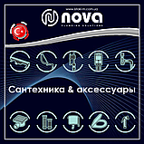 Фанова труба під кутом 90 для підключення унітазу Ø110 NOVA 7015N, фото 5
