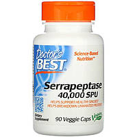 Серрапептаза Doctor's Best "Serrapeptase" 40000 SPU (90 капсул)