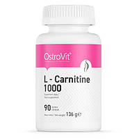 Жироспалювач OstroVit L-carnitine 1000, 90 таблеток
