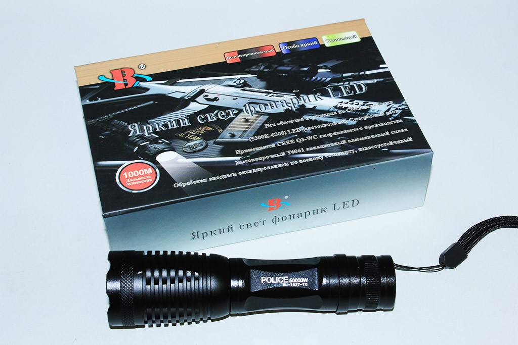Ліхтар потужний Police BL-1837-T6 158000W