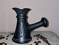 Турка кавоварка джезва керамічна глиняна гончарна «Струнка" 270мл для кави