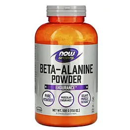 Beta-Alanine Pure Powder Now Foods 500 г