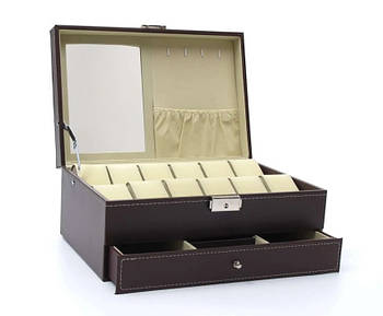 Шкатулка для годинника, прикрас, запінок 12WJ.MIR.BR