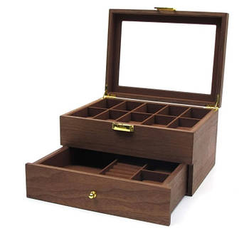 Скринька для годинника та прикрас дерев'яна 10WB.JW.BR