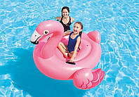 Надувний плотик матрац Intex 57558 для катання на воді "Фламінго" для дітей та дорослих, літня вечірка