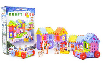 Конструктор Craft Blok 157 елементів з наклейками 9177 G-Rich