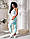 Прогулочный костюм женский стильный обтягивающее боди-майка и спортивные штаны с лампасами арт 464, фото 6