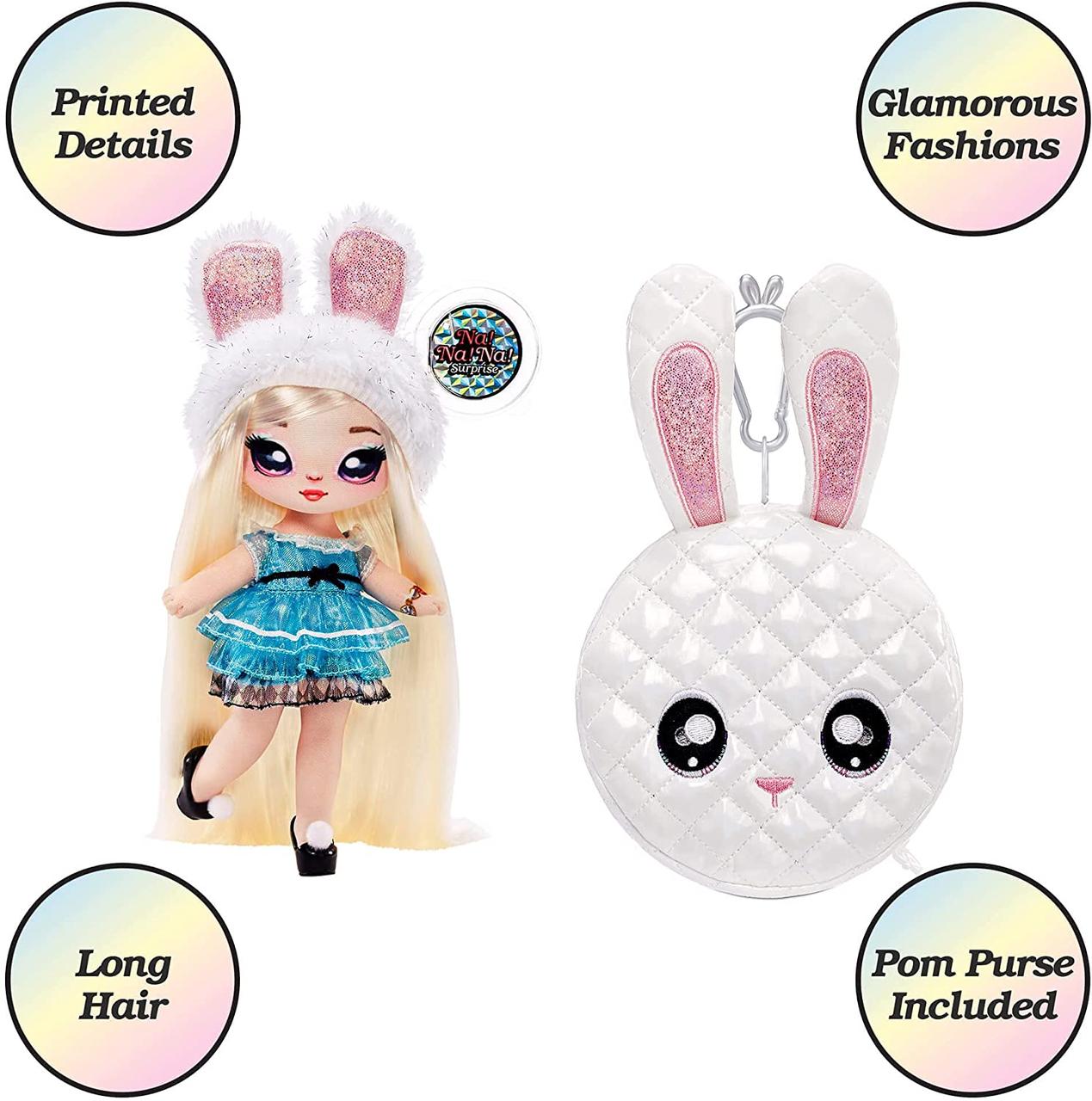 Na! Na! Na! Лялька серії Surprise Glam Alice Hops і гаманець у формі кролика