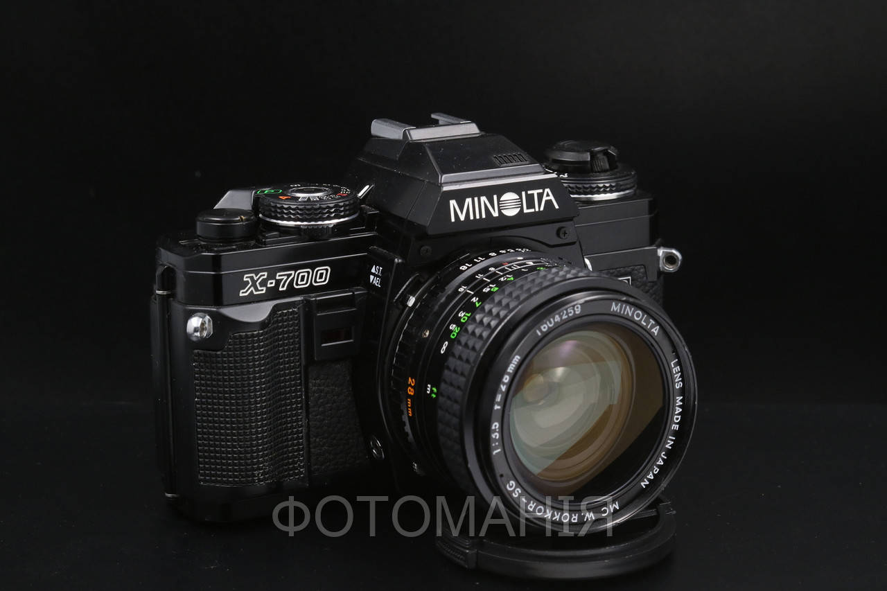 Minolta X-700 kit MC Rokkor-SG 28mm f3.5