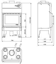 Камінна топка UNIFLAM 760 DURO, фото 5