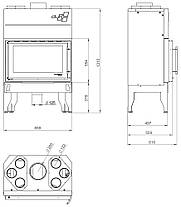 Камінна топка UNIFLAM 860 DURO, фото 5