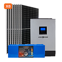 Комплект СЕС 5кВт автономний LiFePO4 100 Ah