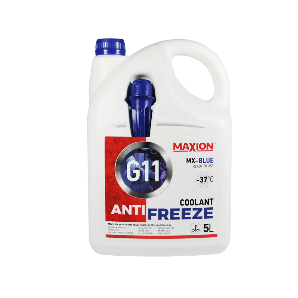 Антифриз синій MAXION G11 5л -37°C