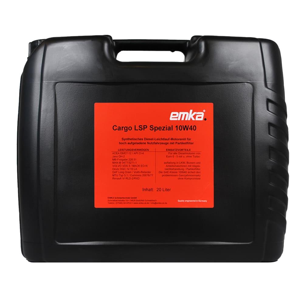 Олива моторна EMKA CARGO LSP Spezial 10W-40 20л