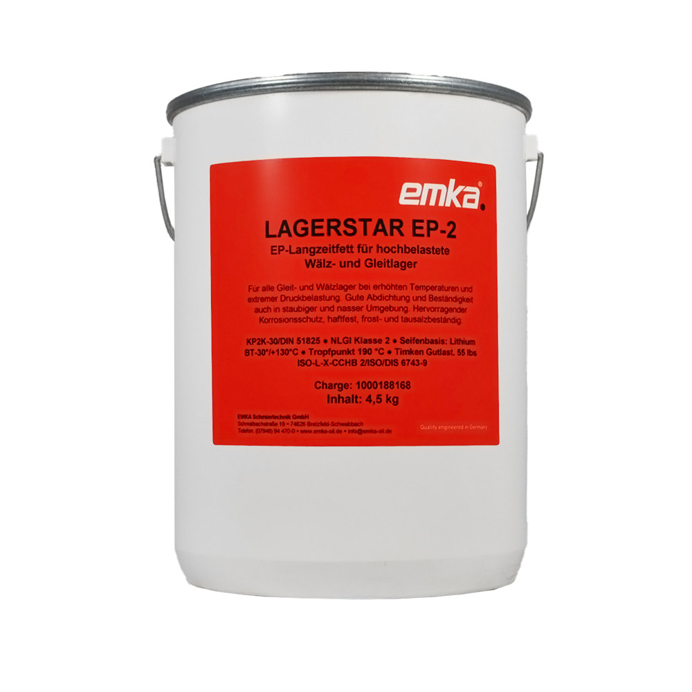 Мастило літієве EMKA Lagerstar EP 2 4,5кг