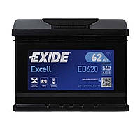 Акумулятор EXIDE Excell 62Аh 540Ah R+