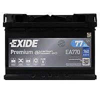 Аккумулятор EXIDE Premium 77Аh 760Ah R+ EA770