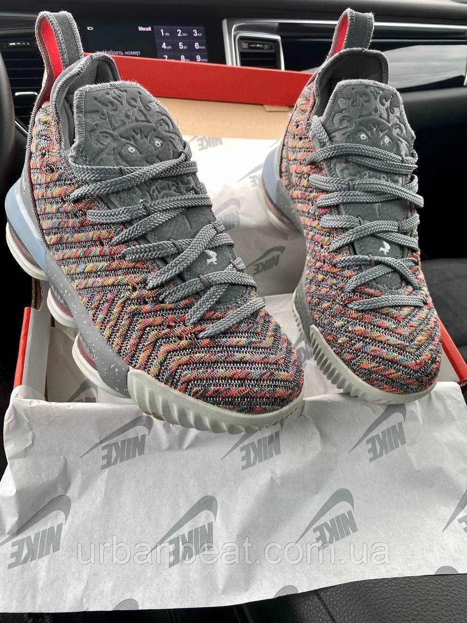 Чоловічі баскетбольні кросівки Nike Lebron 16 (Розмер 41 - 26 см), фото 1