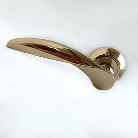 Дверна ручка на розетці 208038058 золото