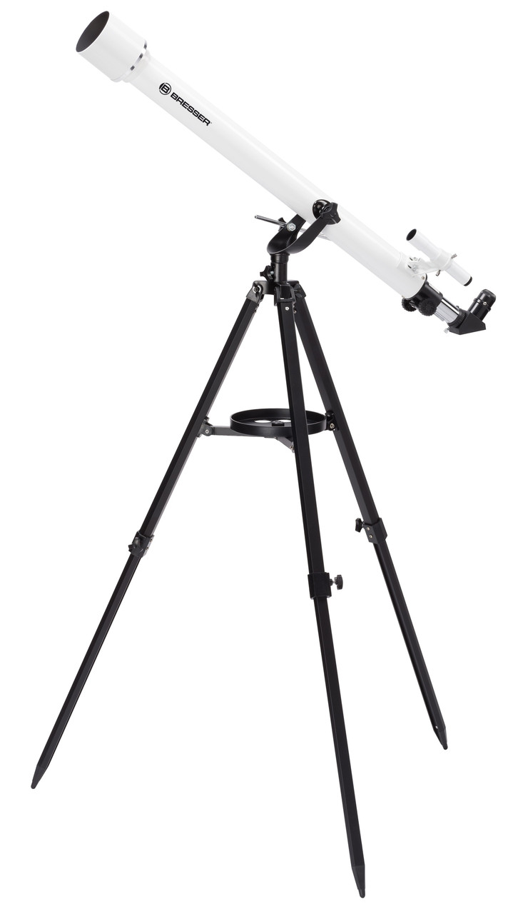 Телескоп для початківців з адаптером для смартфону Bresser Classic 60/900 AZ Refractor (Black/White)