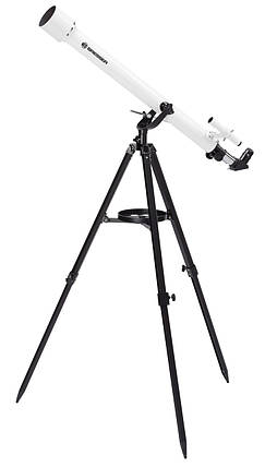 Телескоп для початківців з адаптером для смартфону Bresser Classic 60/900 AZ Refractor (Black/White), фото 1
