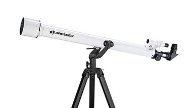 Телескоп для початківців з адаптером для смартфону Bresser Classic 60/900 AZ Refractor (Black/White), фото 3
