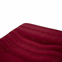 Туристичний анатомічний надувний килимок Bo-Camp Laticuda Ergonomic Gold, 191x60x14 см (Grey/Red), фото 5