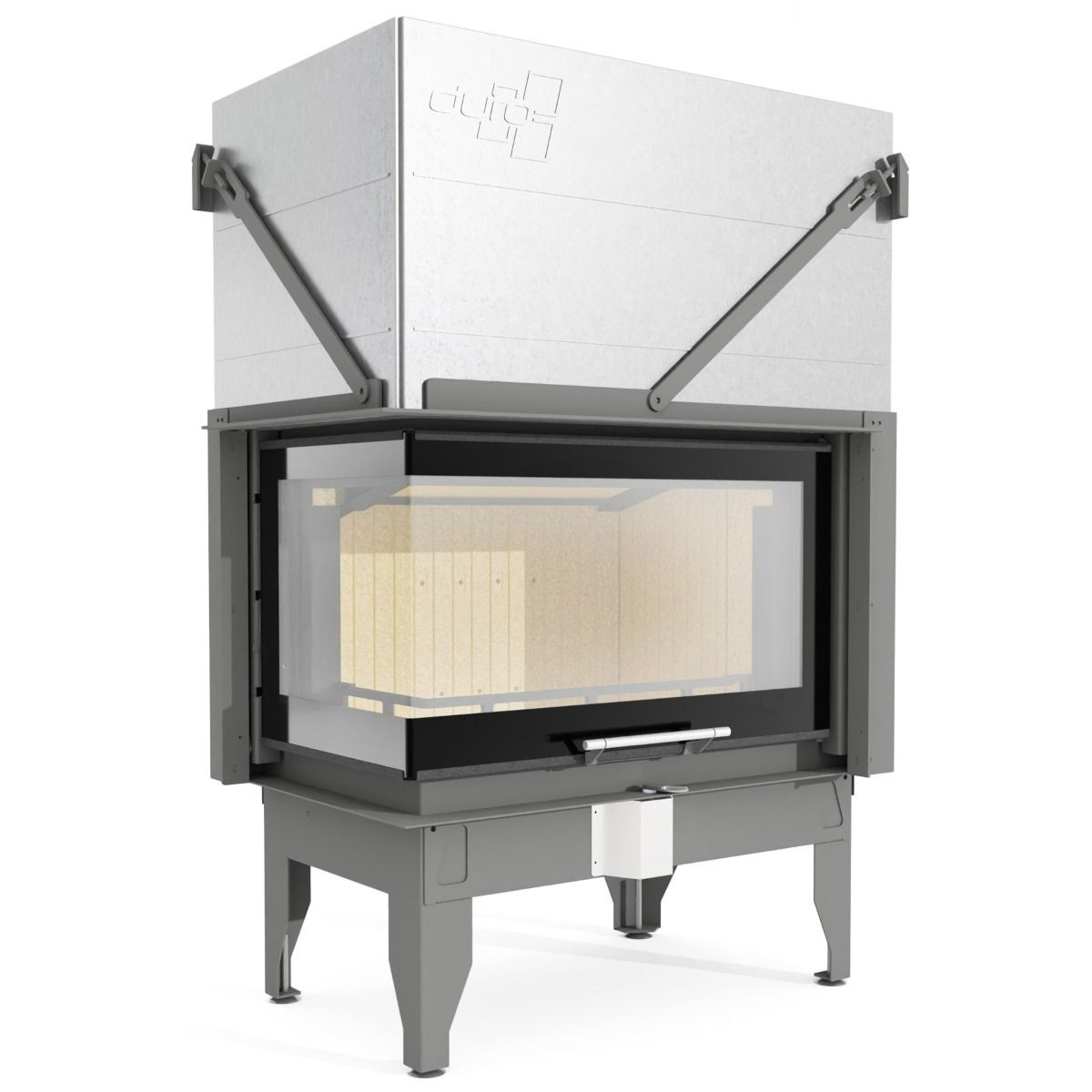 Камінна топка UNIFLAM 760 DURO ліве скло гільйотина